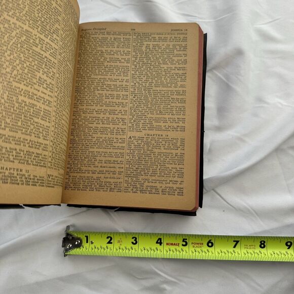 Holy Bible 1948 Inscription Red Letter Edition King James Self Pronouncing World - Picture 3 of 14